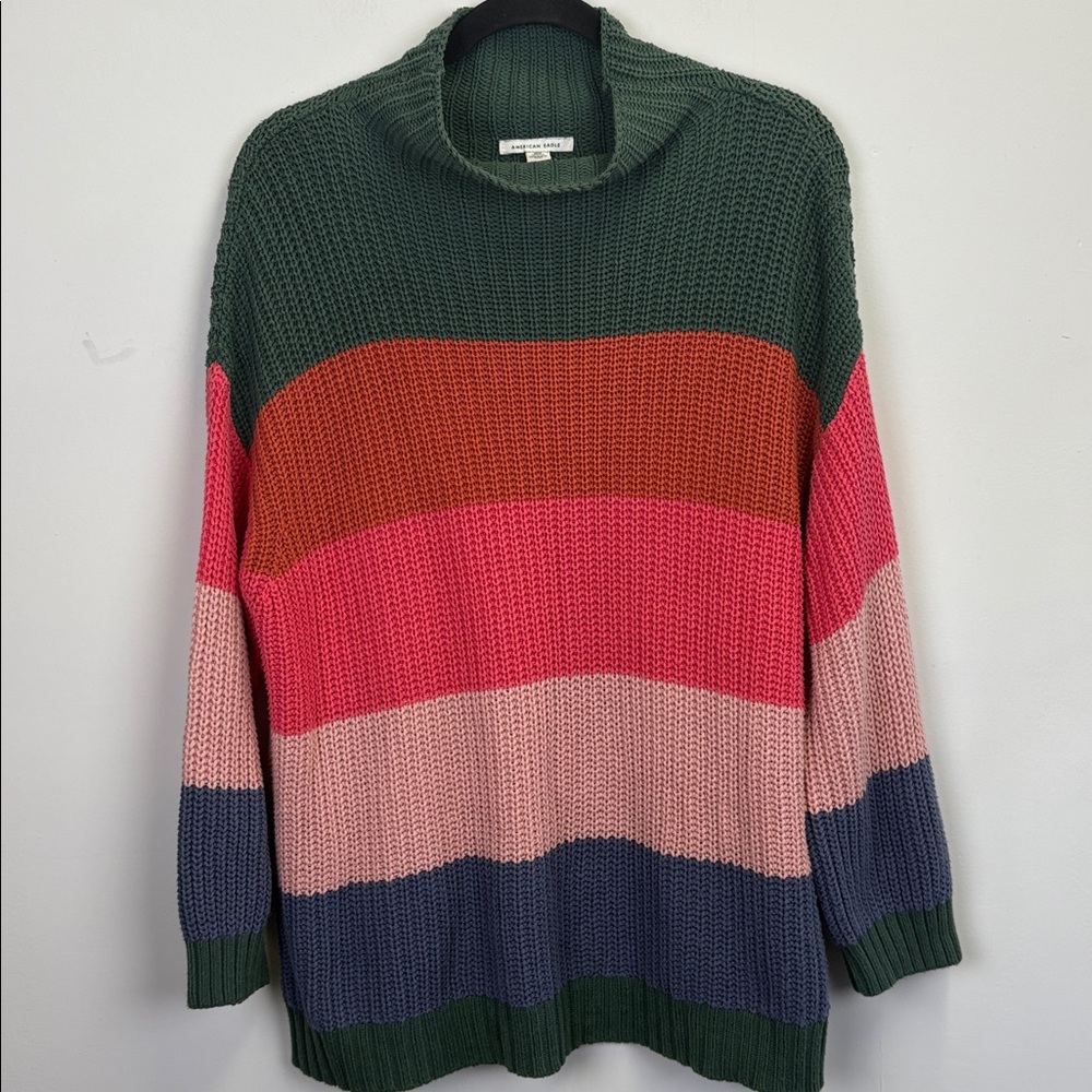 American Eagle Outfitters Striped oversized Sweater/ Size XS- Small
